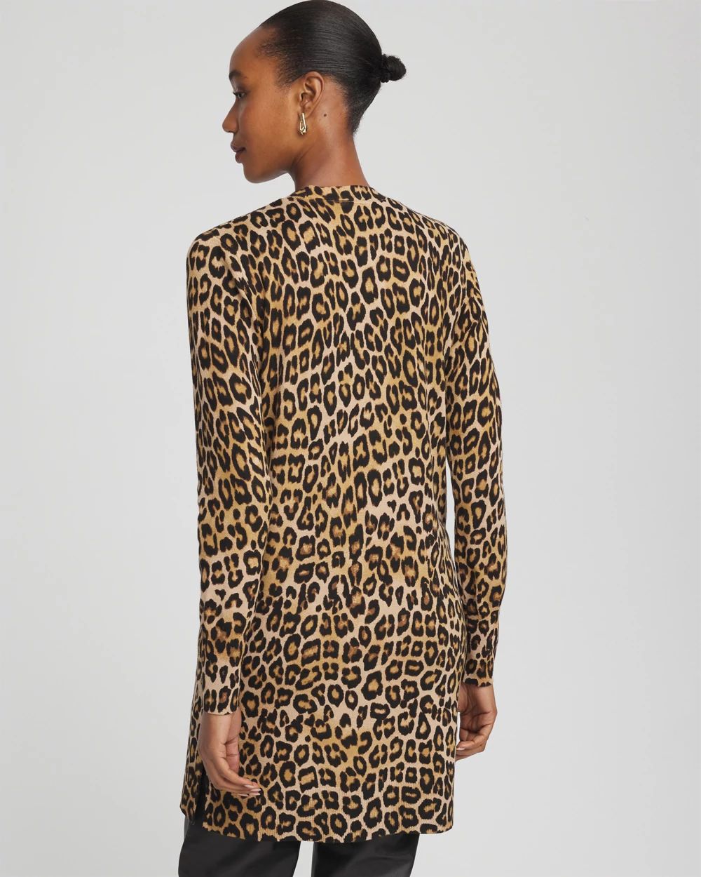 Ella Animal-Print Cardigan Sweater | Chico's